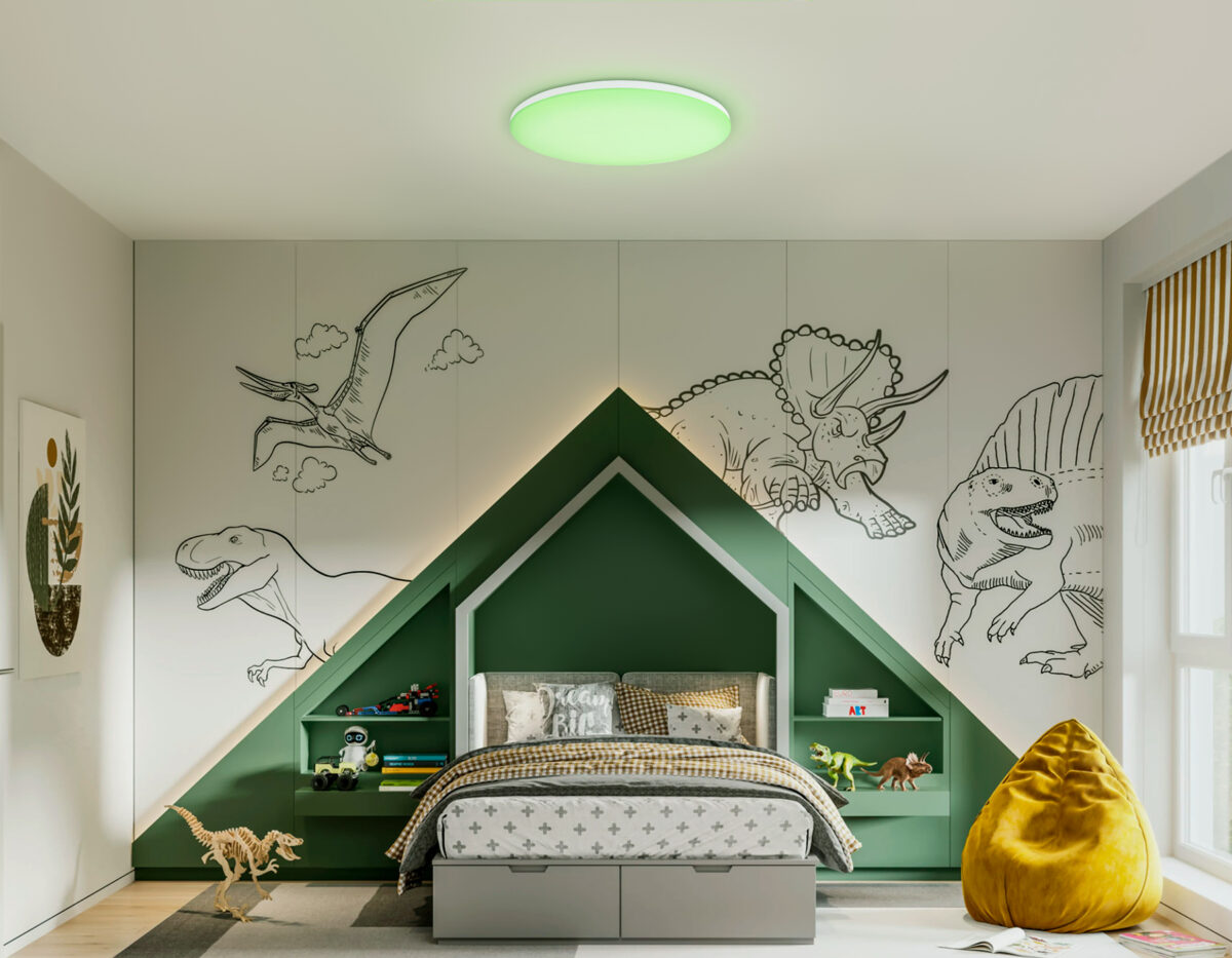 FZ2002 WH белый IP54 25W 3000K-6500K+RGB Wi-Fi Алиса/Tuya/Smart Home/Alexa D370*55 (ПДУ ИК) — изображение 7