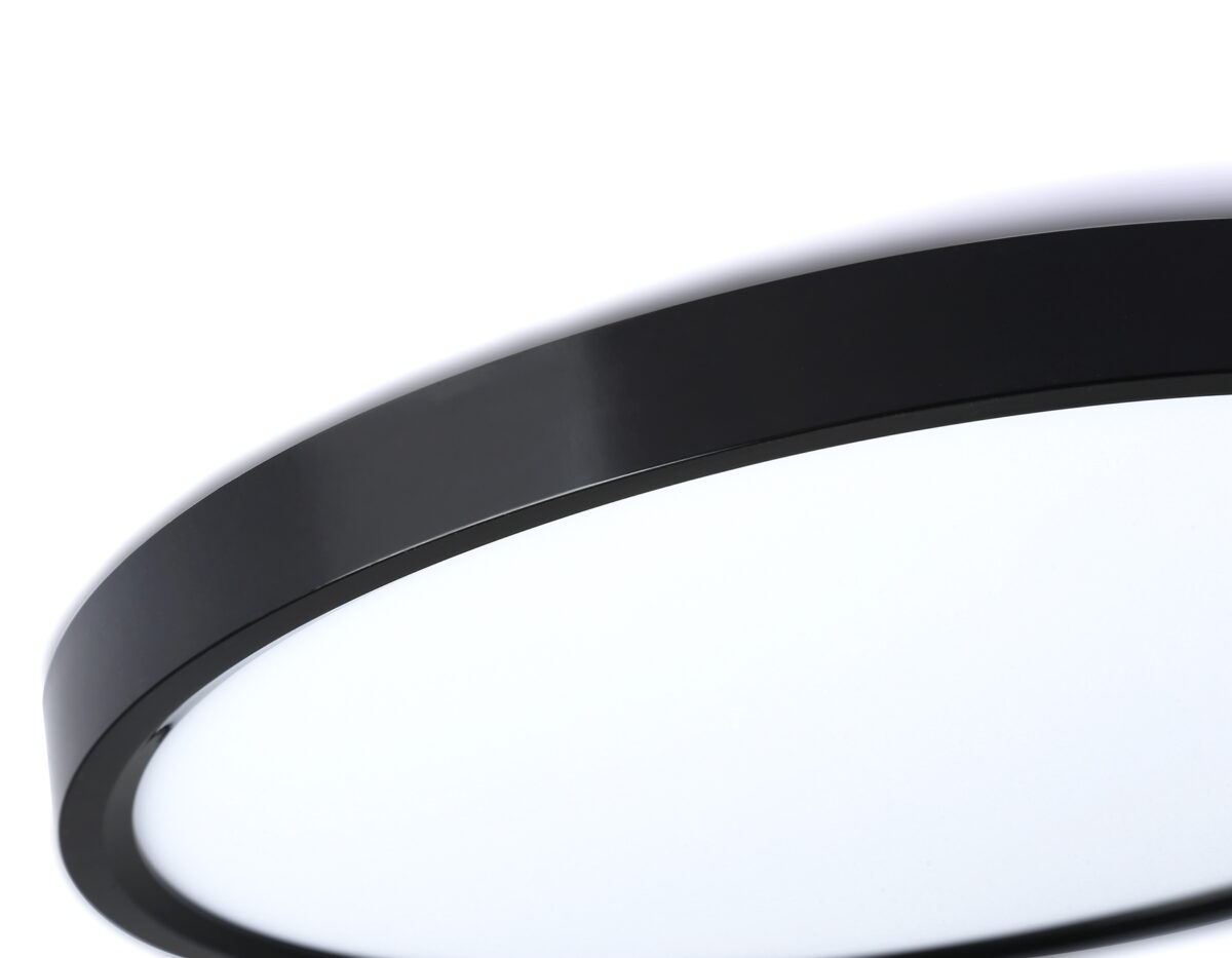 FZ3055_macro1 FZ3055 BK черный IP44 33W+10W 6400+6400К D370*40 (Без ПДУ) — изображение 1