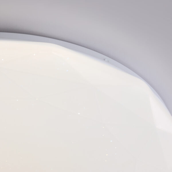 FZ418 WH белый IP20 66W 3000K-6500K+RGB D480*65 (ПДУ ИК)