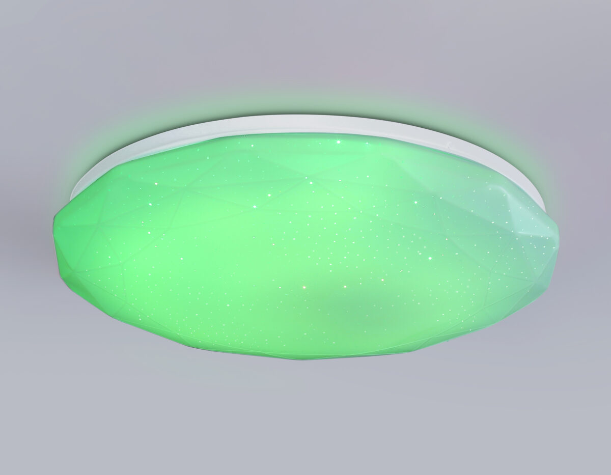 FZ418 WH белый IP20 66W 3000K-6500K+RGB D480*65 (ПДУ ИК) — изображение 2