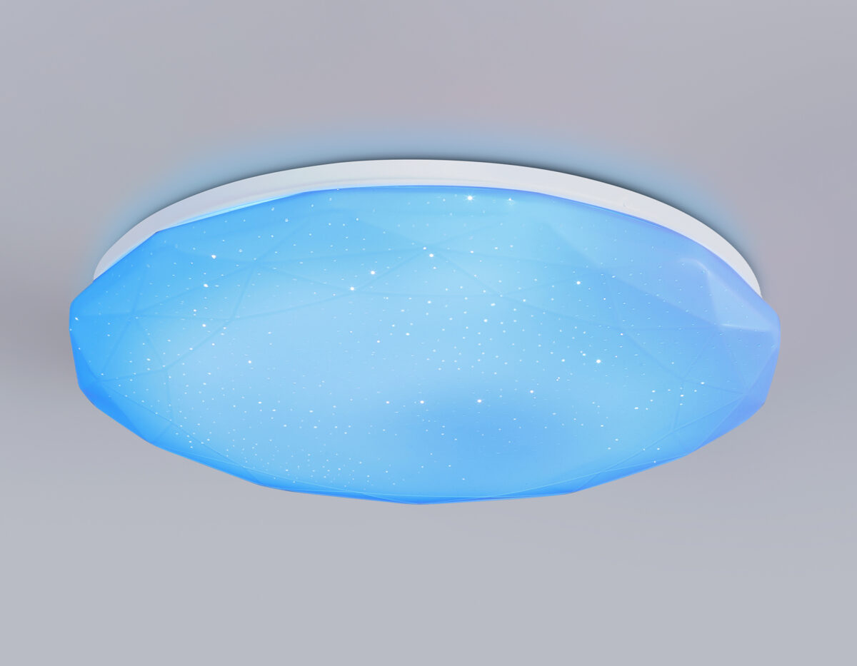 FZ418 WH белый IP20 66W 3000K-6500K+RGB D480*65 (ПДУ ИК) — изображение 9