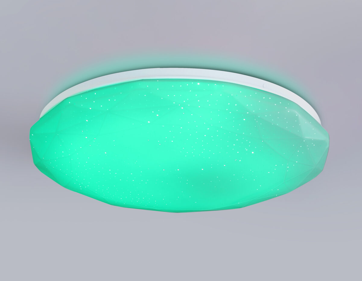 FZ418 WH белый IP20 66W 3000K-6500K+RGB D480*65 (ПДУ ИК) — изображение 10