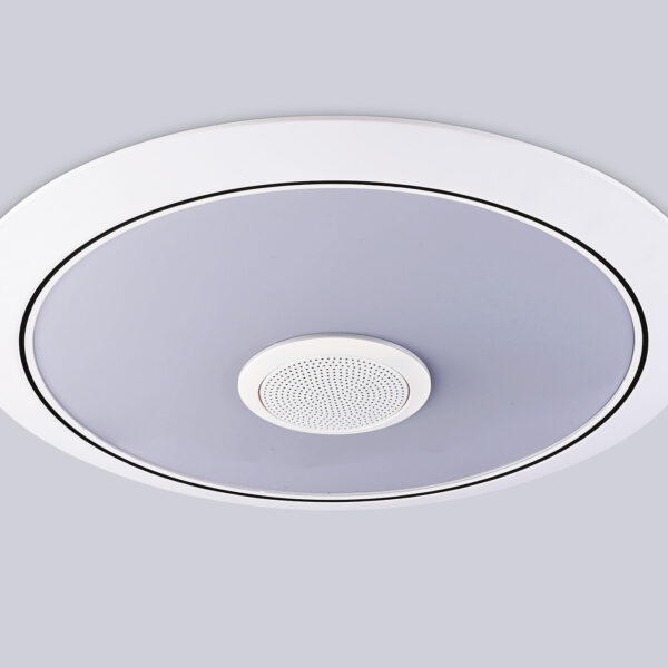 FZ710 WH белый IP20 40W 3000-6500K+RGB Music 370*56 (ПДУ ИК)