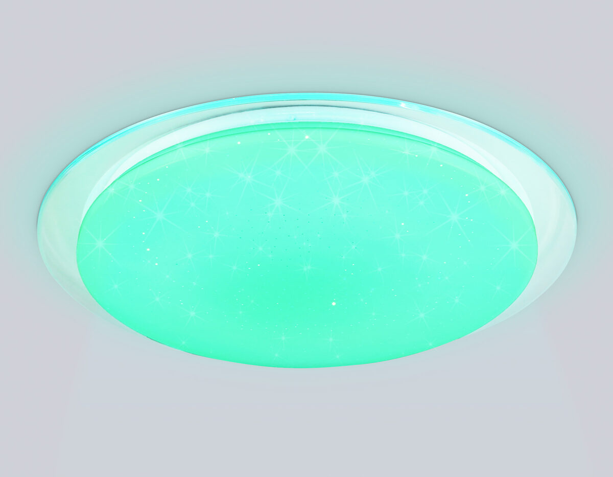 FZ770 WH белый IP20 42W 3000-6500K+RGB 450*55 (ПДУ ИК) — изображение 9