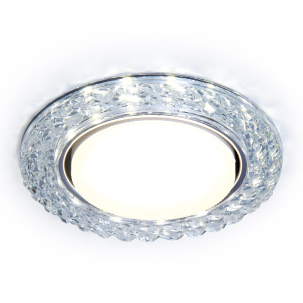 G330 CL прозрачный GX53+3W(LED WHITE) D118*38