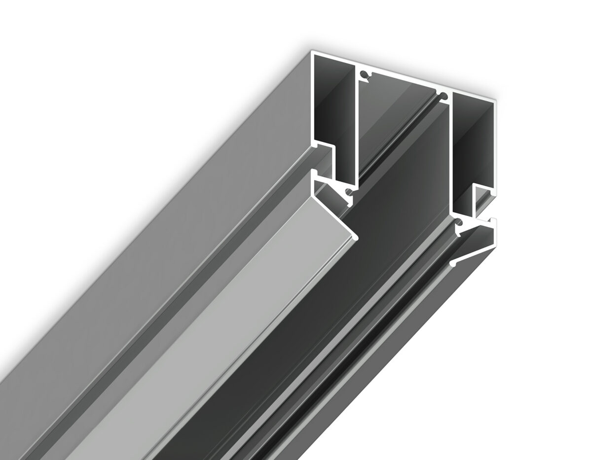 GL1013 AL алюминий корпус в натяжной потолок 2000*61*61 — изображение 7