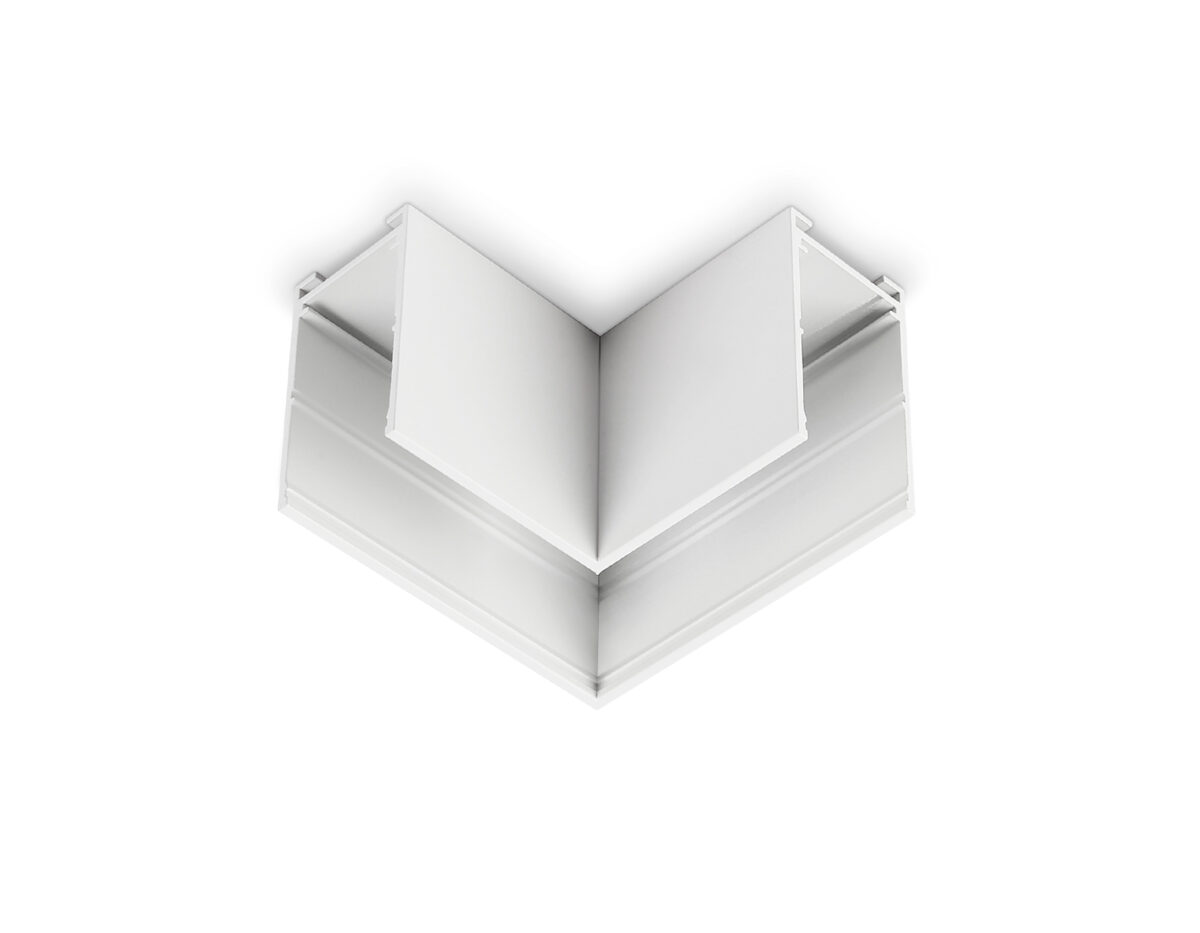 GL1031_mode1 GL1031 WH белый коннектор угловой для накладного шинопровода Magnetic 220V 80*80*52 — изображение 1