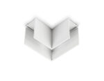 GL1031 WH белый коннектор угловой для накладного шинопровода Magnetic 220V 80*80*52