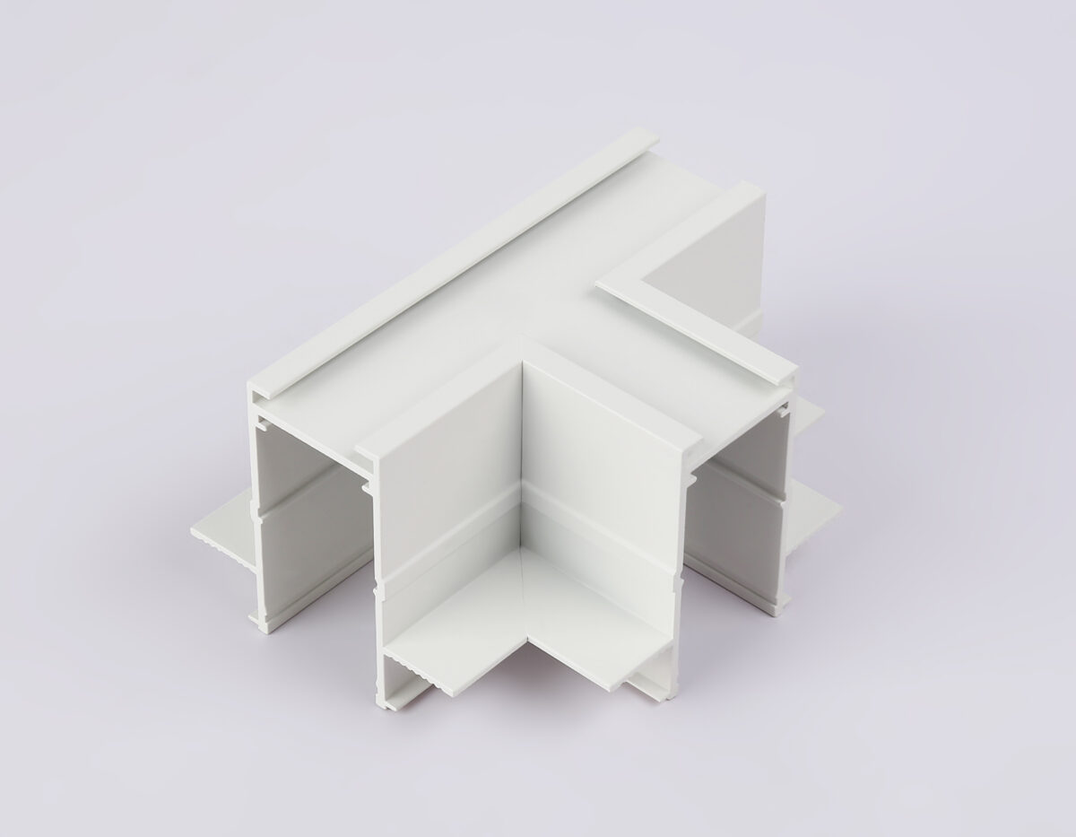 GL1041 WH белый коннектор T-образный для встраиваемого шинопровода Magnetic 220V 110*80*47 — изображение 3