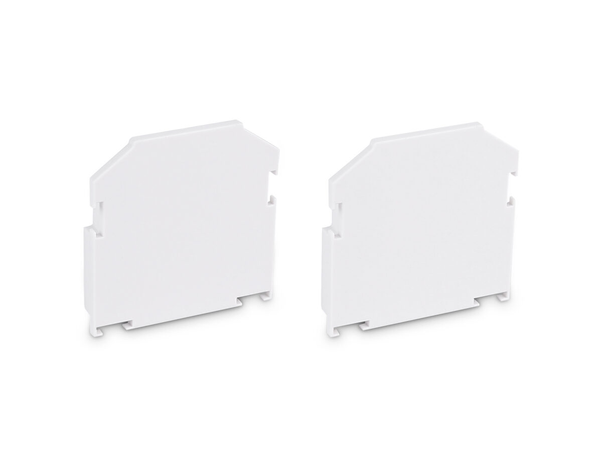 GL1063 WH белый заглушка для корпуса в натяжной потолок для шинопровода Magnetic 220V 61*61*9 (2шт) — изображение 2