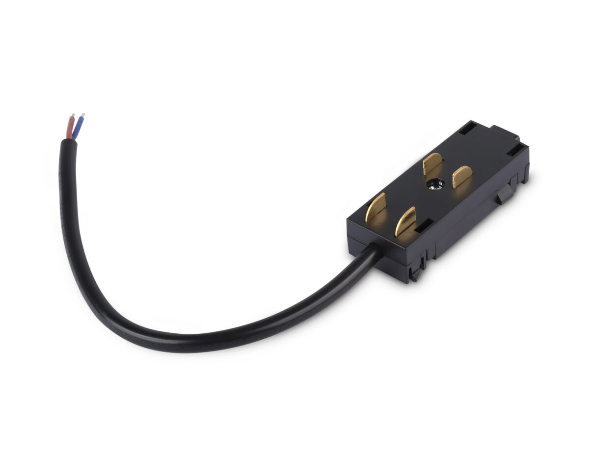 GL1102_mode1 GL1102 BK черный ввод питания для шинопровода Magnetic 220V IP20 200*28.5*18 — изображение 1