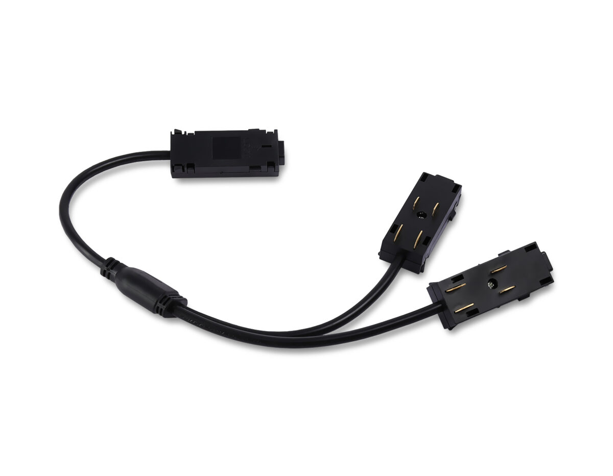 GL1114_mode1 GL1114 BK черный коннектор питания T-образный для шинопровода Magnetic 220V 250*150*18 — изображение 1