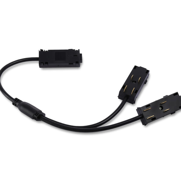 GL1114 BK черный коннектор питания T-образный для шинопровода Magnetic 220V 250*150*18