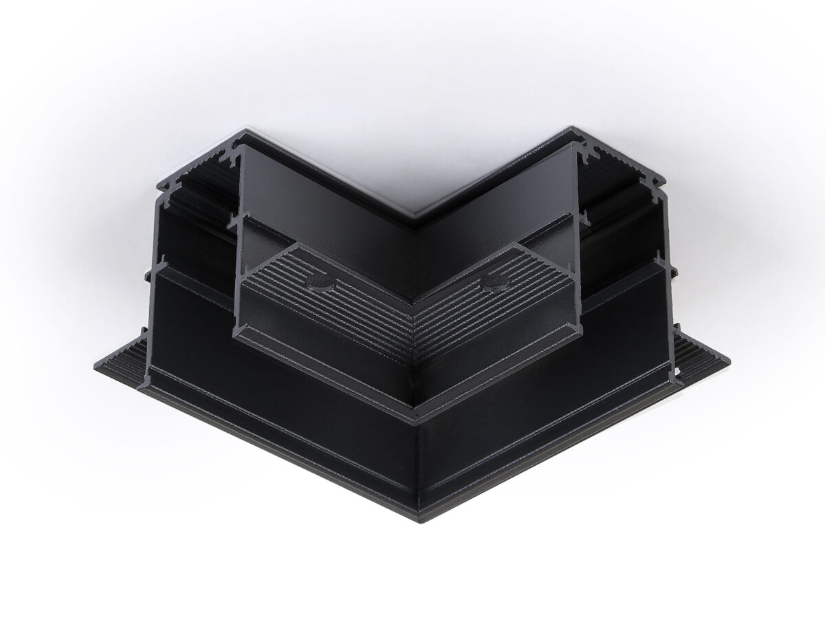 GL3354 BK черный коннектор угловой встраиваемый 85*85*H46.8 — изображение 6