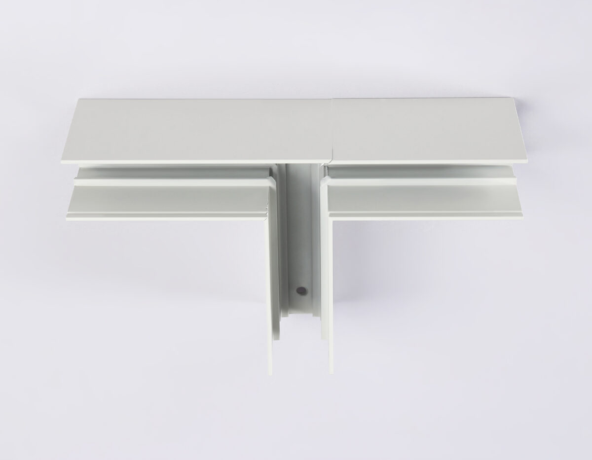 GL3373 WH белый коннектор T-образный для накладного шинопровода L170*85*53.7 — изображение 3