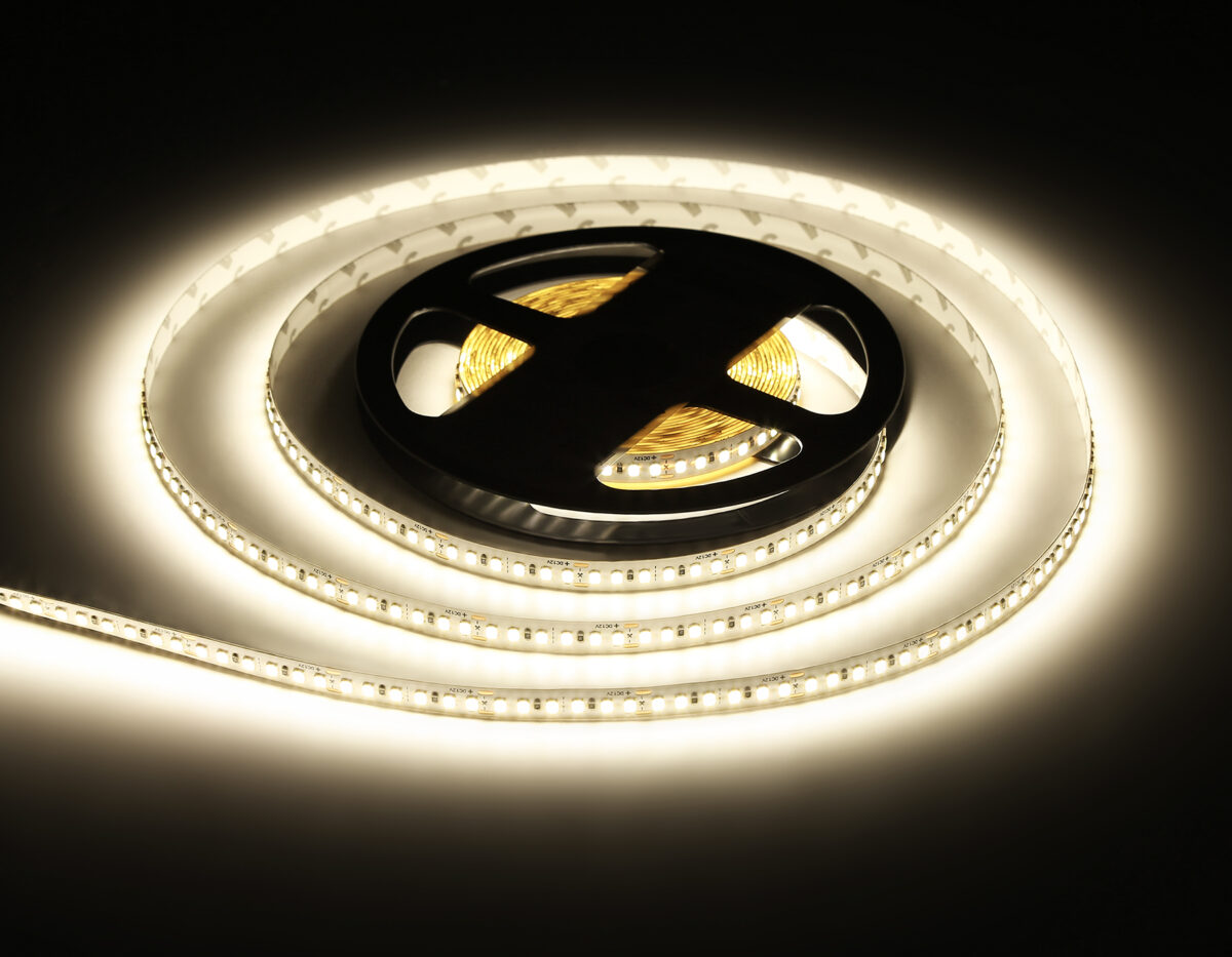 GS1302 2835 180Led/ 14.4W m/ 12V IP20 4500K/ 5000*8*1.2mm (2 конт.) — изображение 7