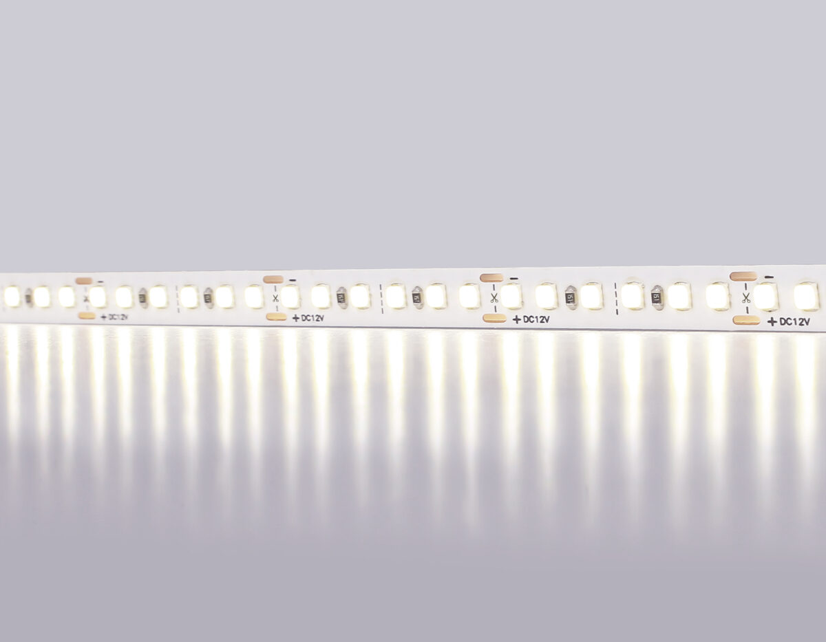 GS1312 2835 180Led/ 14.4W m/ 12V IP20 4500K/ 5000*10*1.2mm (2 конт.) — изображение 1