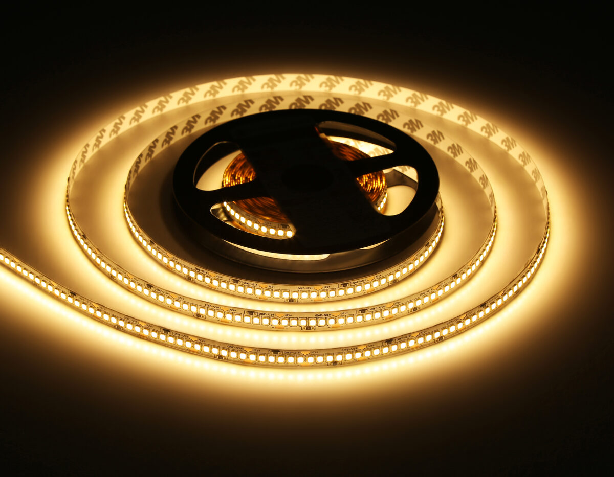 GS1401 2835 240Led/ 17W m/ 12V IP20 3000K/ 5000*10*1.2mm (2 конт.) — изображение 7