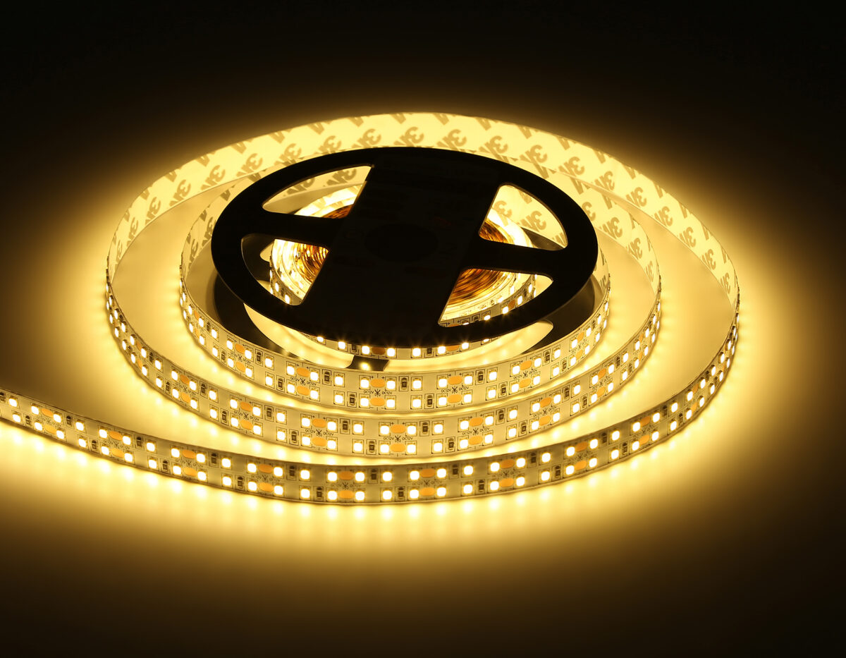 GS1601 2835 240Led/ 19.2W m/ 12V IP20 3000K/ 5000*14*1.2mm (2 конт.) — изображение 7