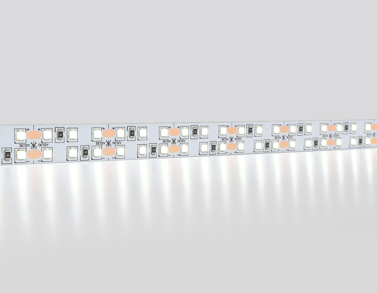 GS1603 2835 240Led/ 19.2W m/ 12V IP20 6500K/ 5000*14*1.2mm (2 конт.) — изображение 1