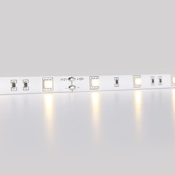 GS1801 5050 30Led/ 7.2W m/ 12V IP20 3000K/ 5000*10*1.87mm (2 конт.)