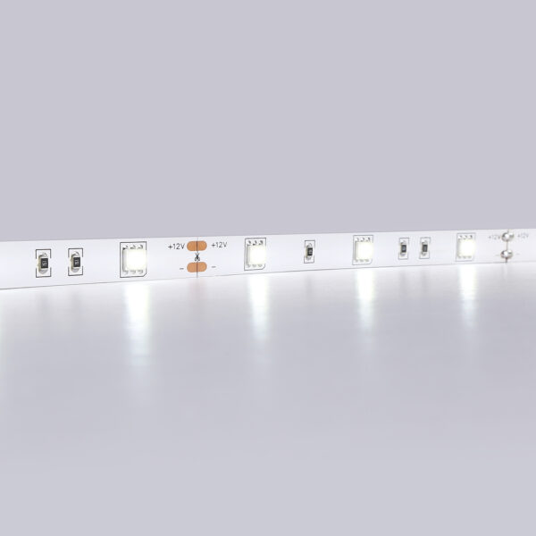 GS1803 5050 30Led/ 7.2W m/ 12V IP20 6500K/ 5000*10*1.87mm (2 конт.)