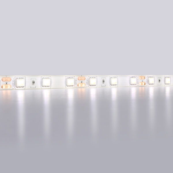 GS2102 5050 60Led/ 14.4W m/ 12V IP65 4500K/ 5000*10*2.87mm (2 конт.)