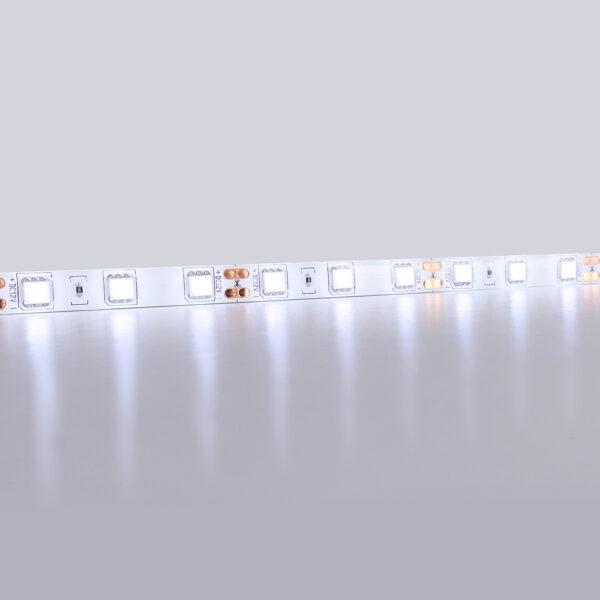 GS2103 5050 60Led/ 14.4W m/ 12V IP65 6500K/ 5000*10*2.87mm (2 конт.)