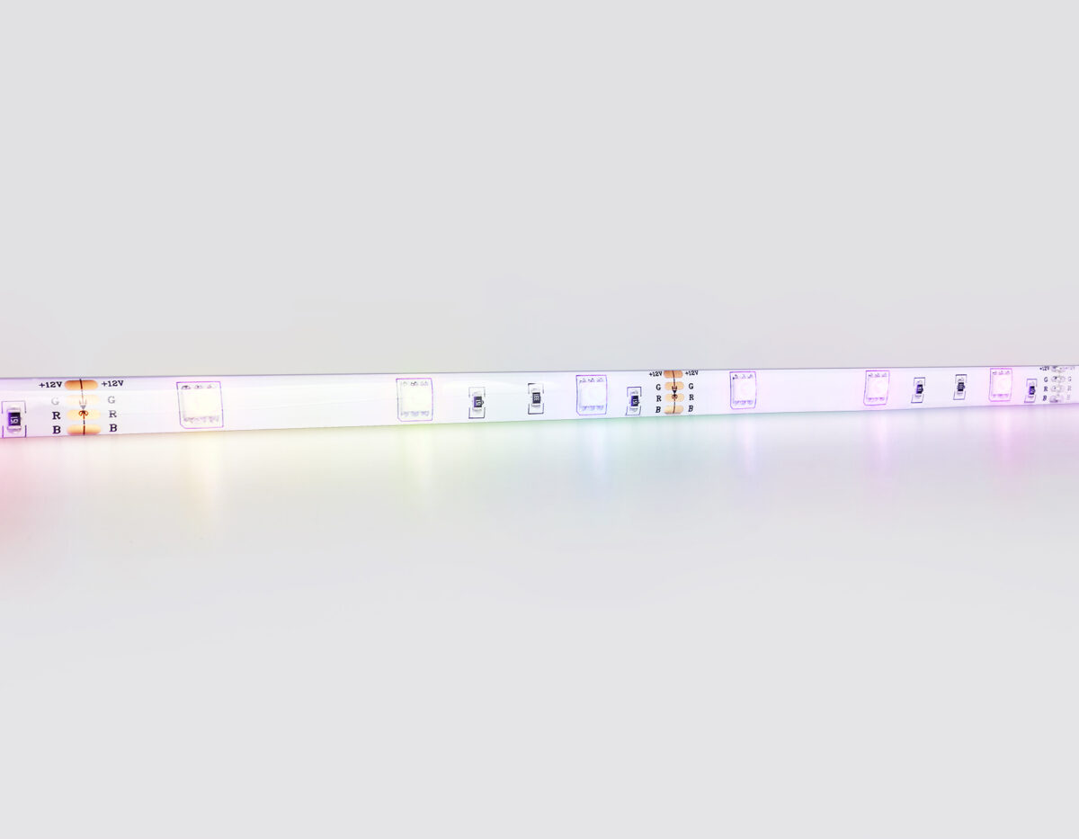 GS2301 5050 30Led/ 7.2W m/ 12V IP65 RGB/ 5000*10*2.87mm (4 конт.) — изображение 1