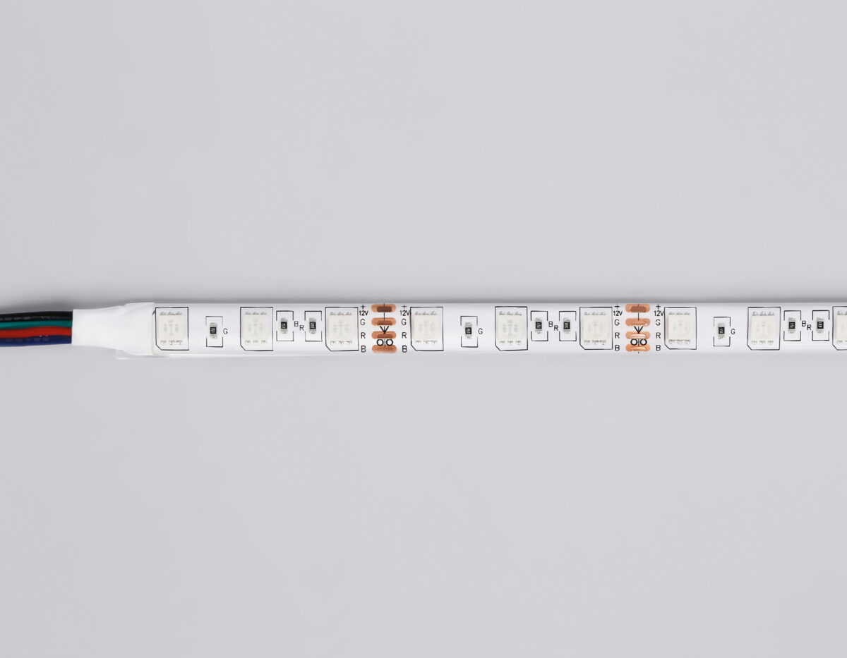 GS2302 5050 60Led/ 14.4W m/ 12V IP65 RGB/ 5000*10*2.87mm (4 конт.) — изображение 7