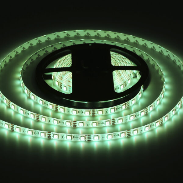 GS2502 5050 60Led/ 14.4W m/ 12V IP65 RGB/ 5000*10*2.87mm (4 конт.) комплект
