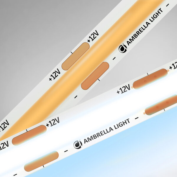 GS2603 COB 320Led/ 10W m/ 12V IP20 6500K/ 5000*8*1.54mm (2 конт.)