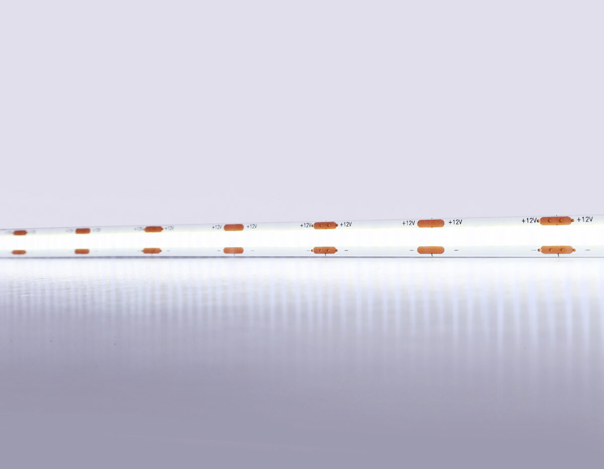 GS2603 COB 320Led/ 10W m/ 12V IP20 6500K/ 5000*8*1.54mm (2 конт.) — изображение 2