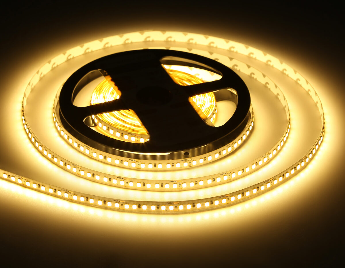 GS3201 2835 180Led/ 14.4W m/ 24V IP20 3000K/ 5000*8*1.2mm (2 конт.) — изображение 7