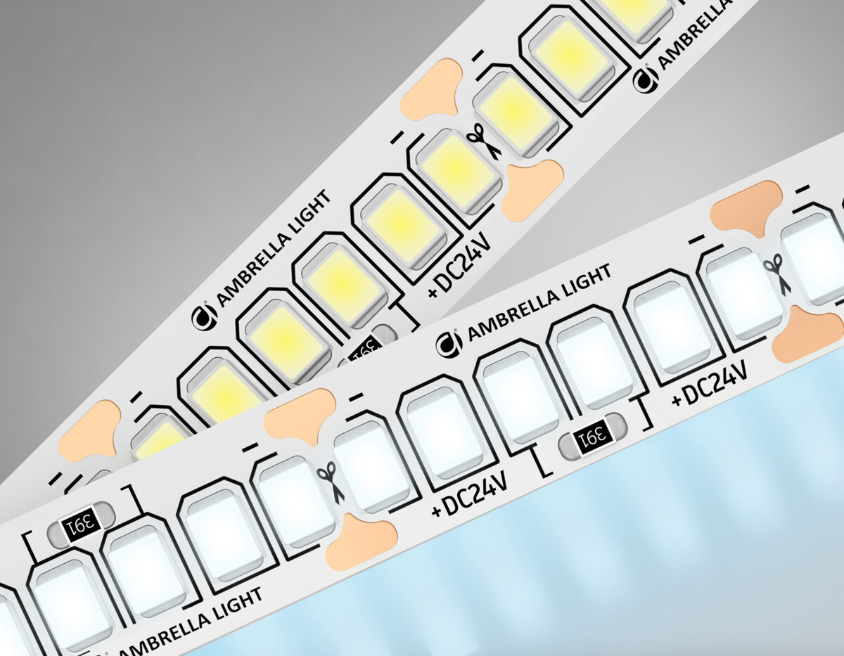 GS3303 2835 240Led/ 18W m/ 24V IP20 6500K/ 5000*10*1.2mm (2 конт.) — изображение 9