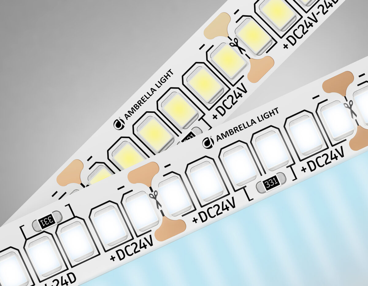 GS3403 2835 240Led/ 20W m/ 24V IP20 6500K/ 5000*10*1.2mm (2 конт.) — изображение 9