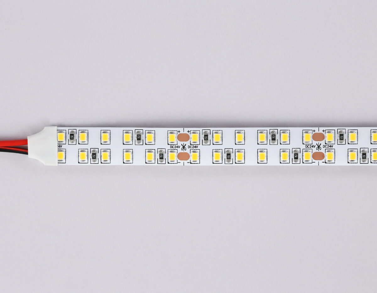 GS3701 2835 240Led /24W m/ 24V IP20 3000K/ 5000*14*1.2mm (2 конт.) — изображение 3