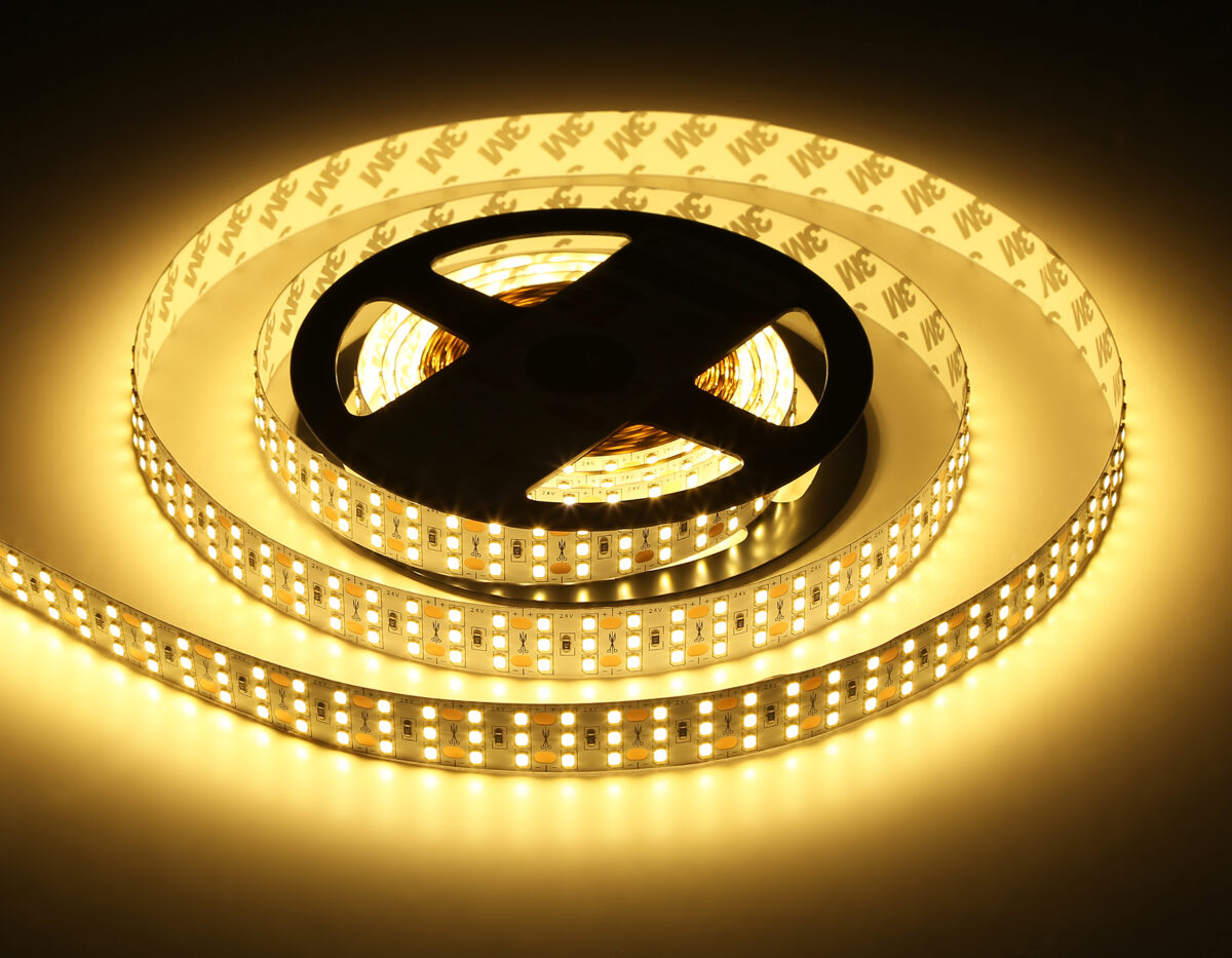 GS3901 2835 324Led/ 26W m/ 24V IP20 3000K/ 5000*18*1.2mm (2 конт.) — изображение 7