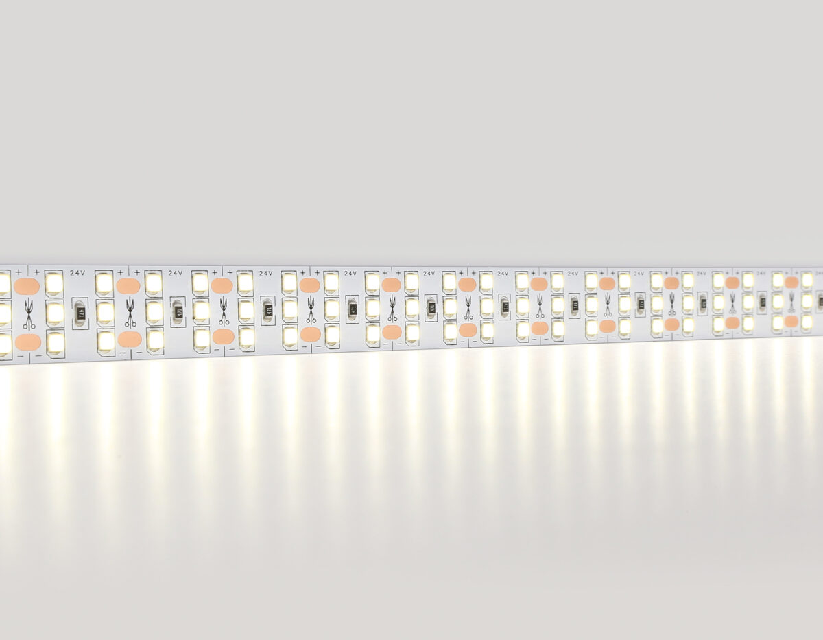 GS3902 2835 324Led/ 26W m/ 24V IP20 4500K/ 5000*18*1.2mm (2 конт.) — изображение 1