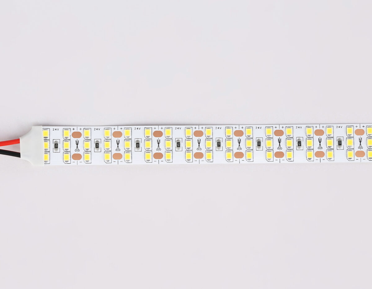 GS3902 2835 324Led/ 26W m/ 24V IP20 4500K/ 5000*18*1.2mm (2 конт.) — изображение 3