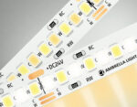 GS4151 2835 240Led/ 18W m/ 24V IP20 CCT 3000-6500K/5000*10*1.2mm (3 конт.)