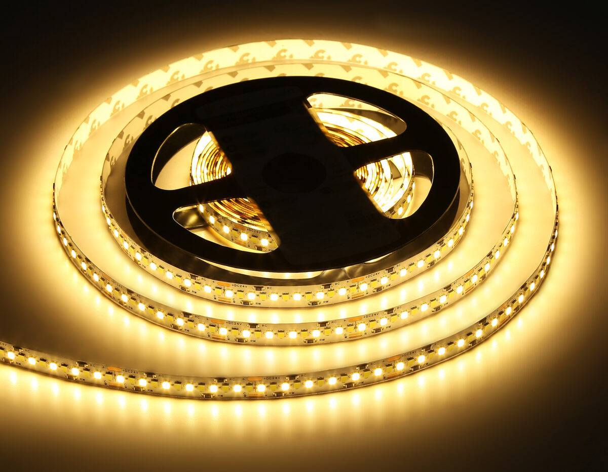 GS4151 2835 240Led/ 18W m/ 24V IP20 CCT 3000-6500K/5000*10*1.2mm (3 конт.) — изображение 8