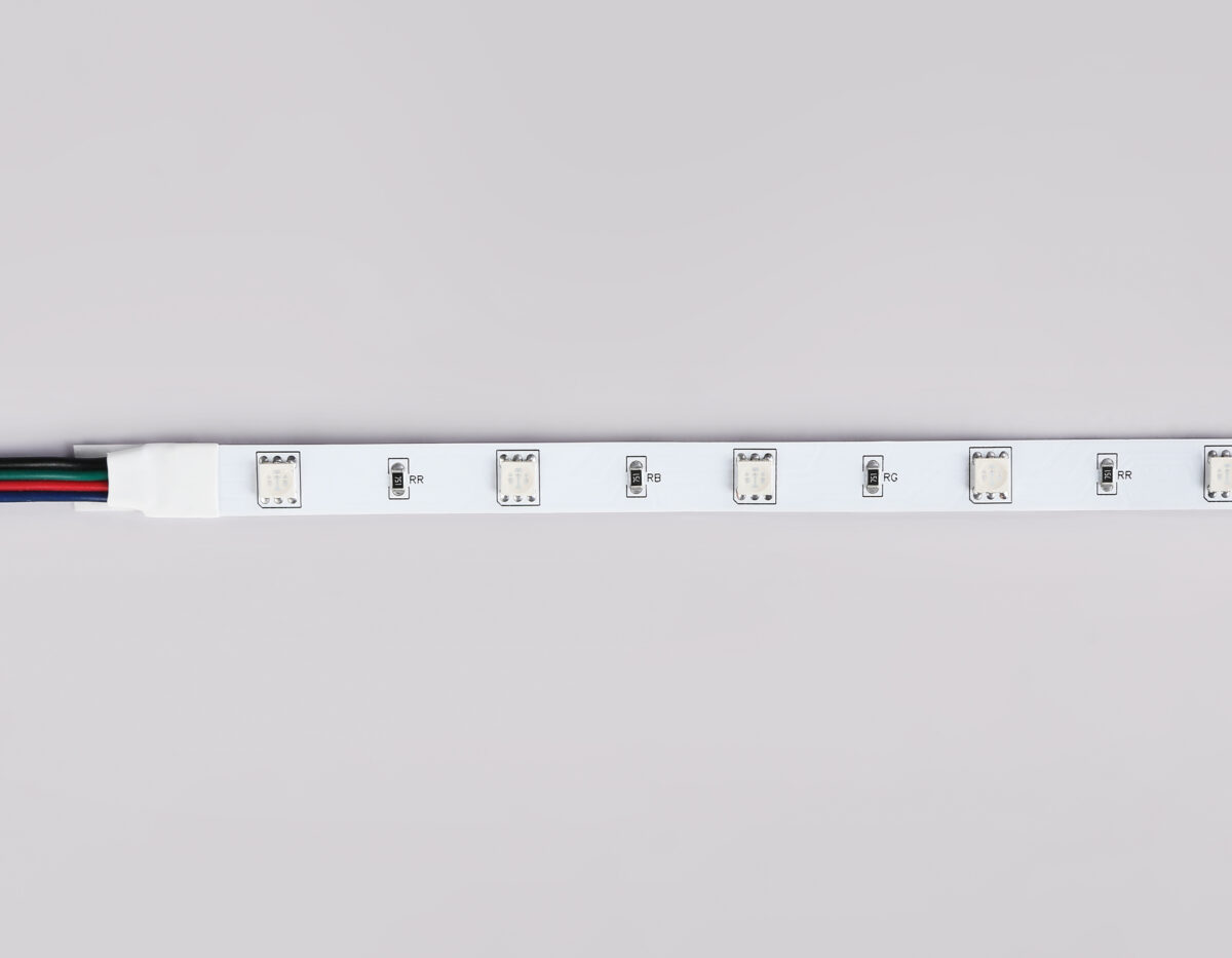 GS4301 5050 30Led/ 7.2W m/ 24V IP20 RGB/ 5000*10*1.87mm (4 конт.) — изображение 5