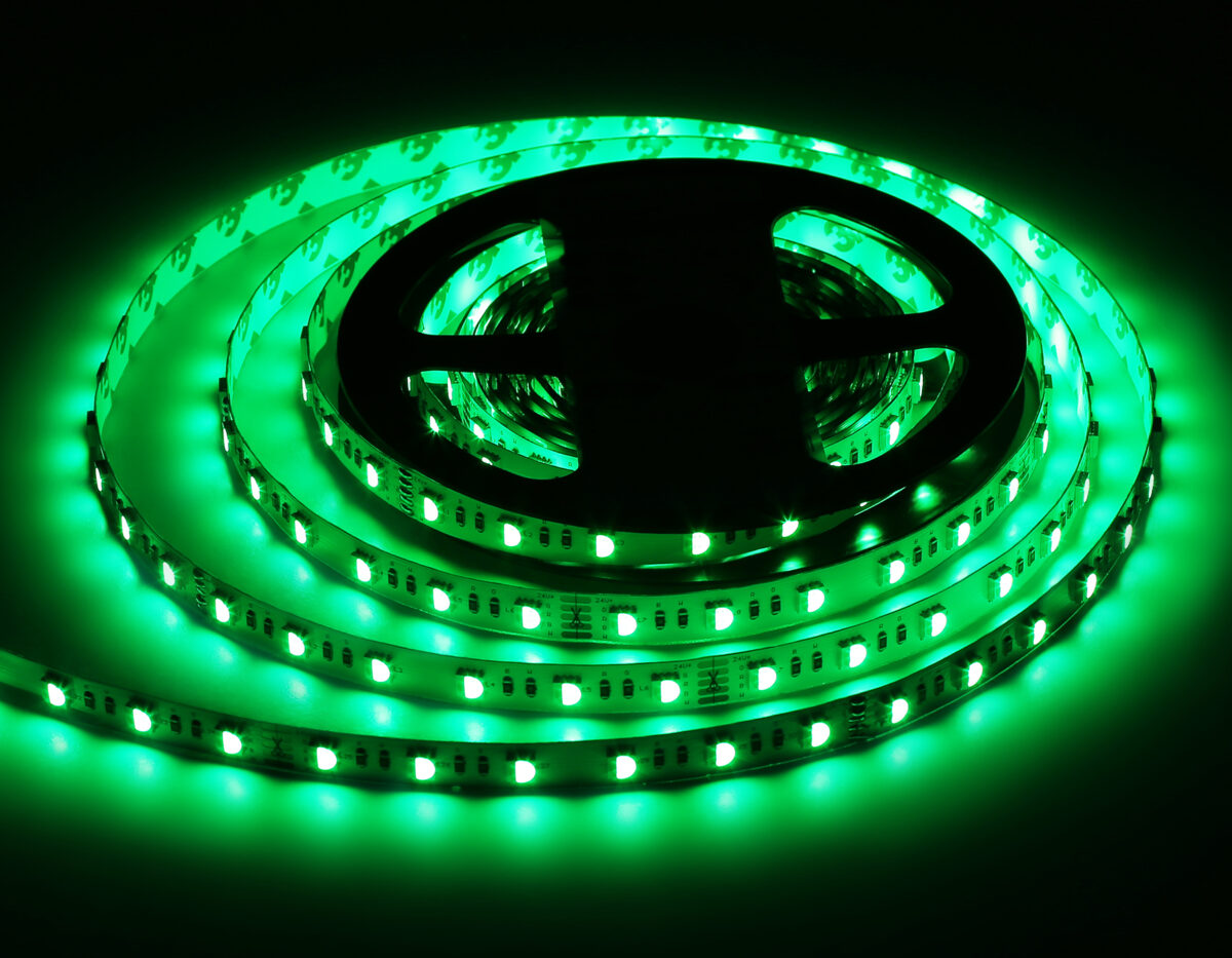 GS4403 5050 60Led/ 10W m/ 24V IP20 RGBW+6500K/ 5000*10*1.87mm (5 конт.) — изображение 2