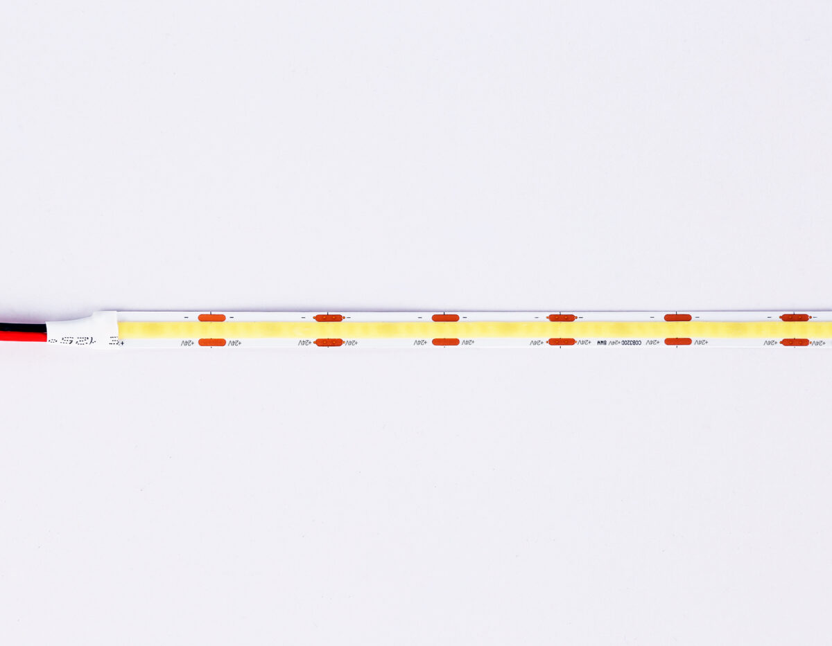 GS4653 COB 320Led/ 10W m/ 24V IP20 6500K/ 5000*8*1.54mm (2 конт.) — изображение 2