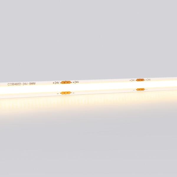 GS4701 COB 480Led/ 12W m/ 24V IP20 3000K/ 5000*8*1.54mm (2 конт.)