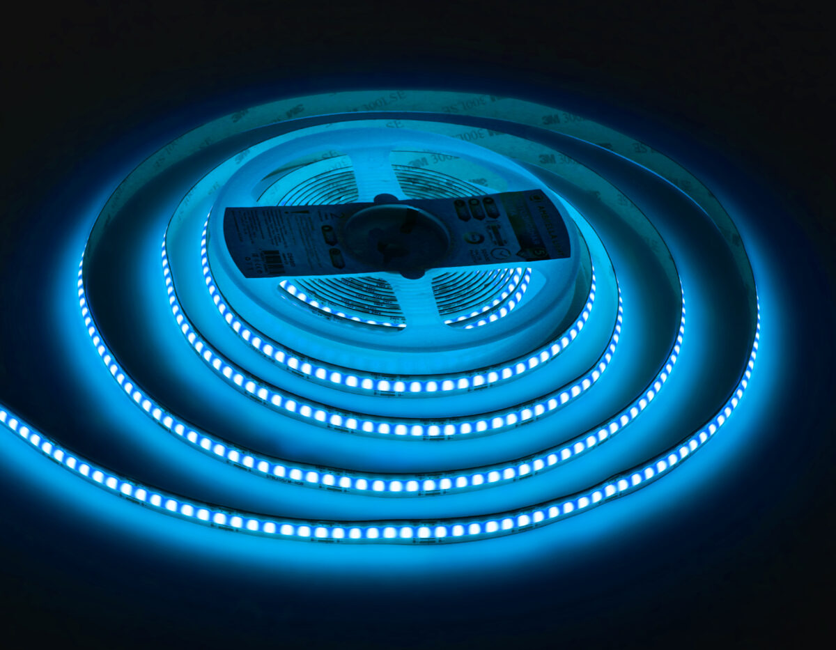 GS4951 COB 576Led/ 14W m/ 24V IP20 RGB/ 5m*10mm*3mm (4 конт.) — изображение 8