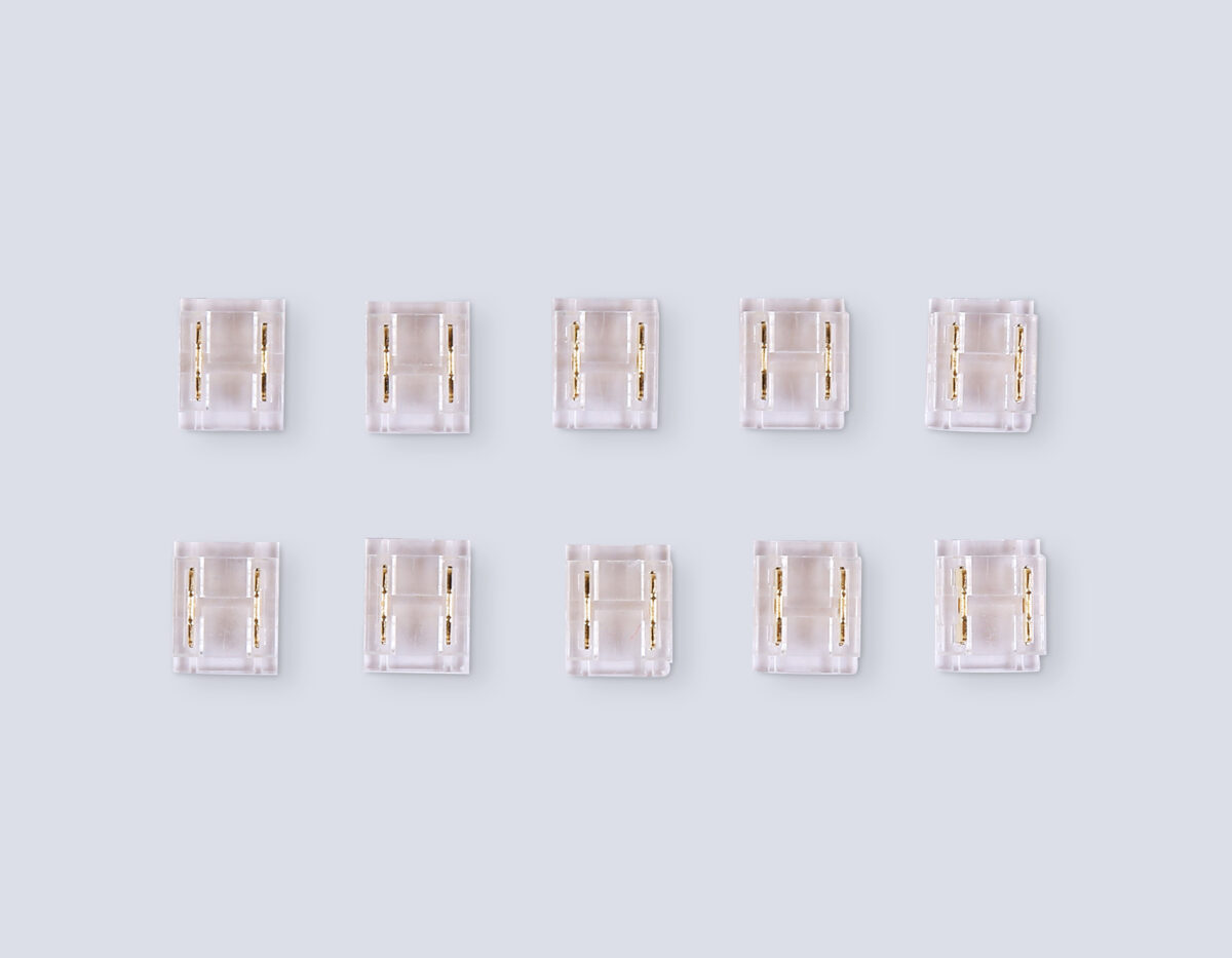 GS6361 Соединитель прямой COB 12/24V для лент 8/10mm  (2 конт.) (10шт) — изображение 2