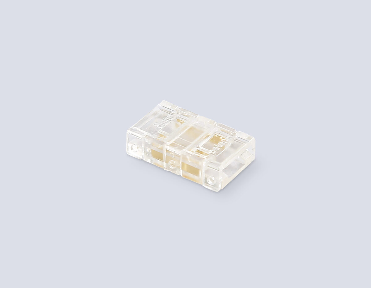 GS6366 Соединитель прямой COB CCT 12/24V для лент 8mm (3 конт.) (10шт) — изображение 1