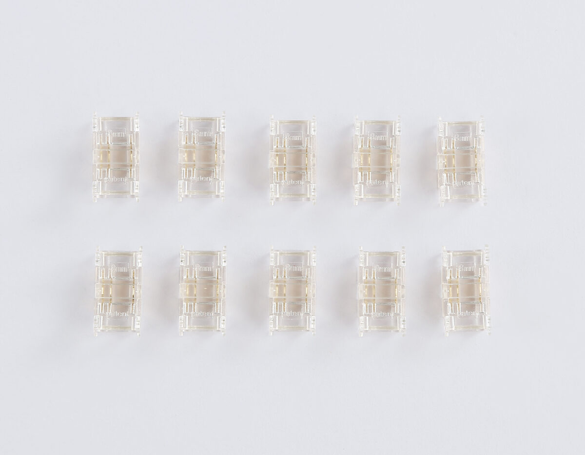 GS6366 Соединитель прямой COB CCT 12/24V для лент 8mm (3 конт.) (10шт) — изображение 2
